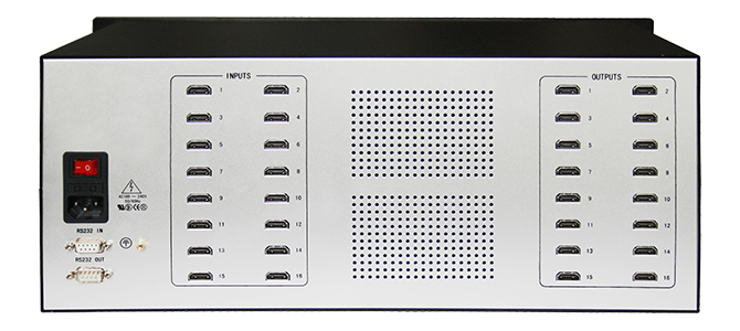 金灿4K2K HDMI矩阵16进16出 HDMI 2.0