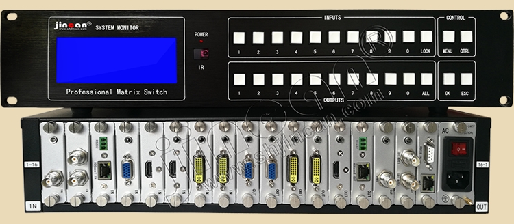 金灿 单路高清混合矩阵8进8出