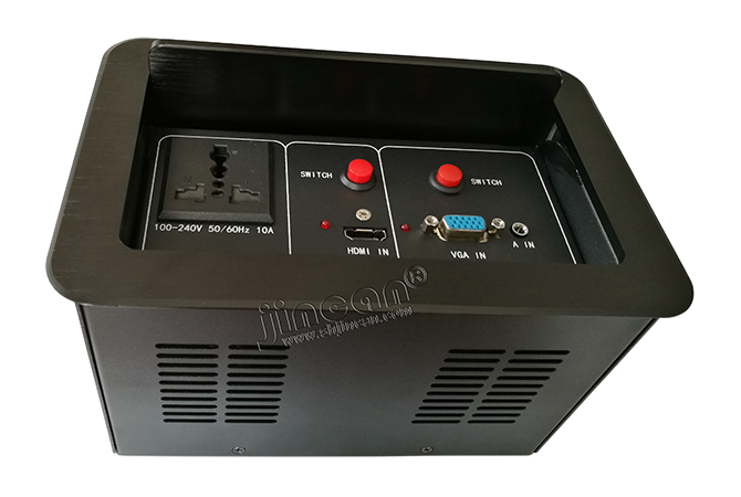 HDMI/VGA会议室桌插信息盒