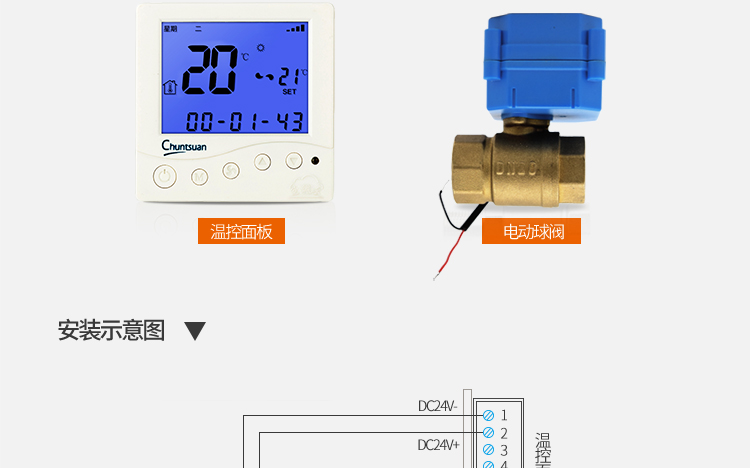 春泉智慧采暖温控采暖阀CHN15/20/25