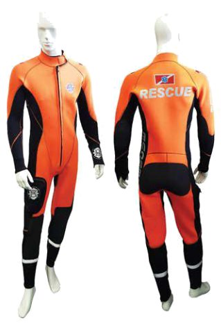 消防水域防护服湿式救援服连体防寒防护服产假