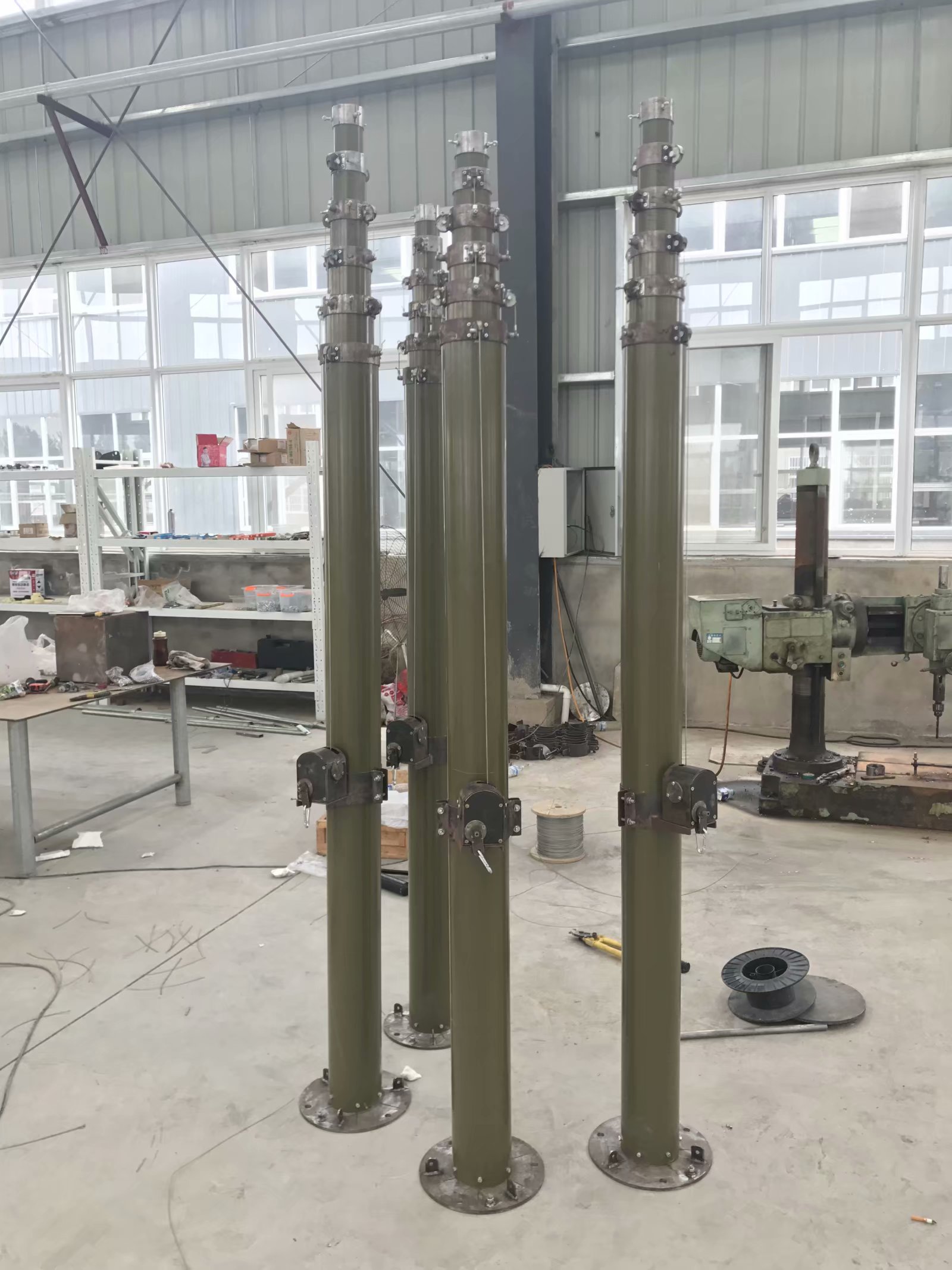 微波接力手动通信天线升降杆