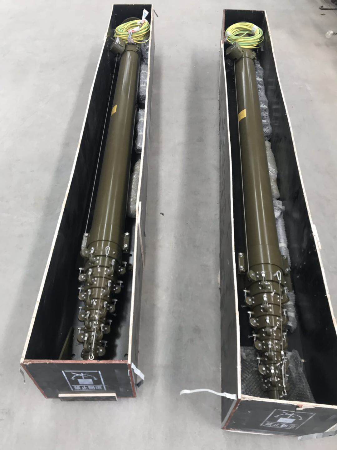 野外通信电台车12米天线升降杆避雷针