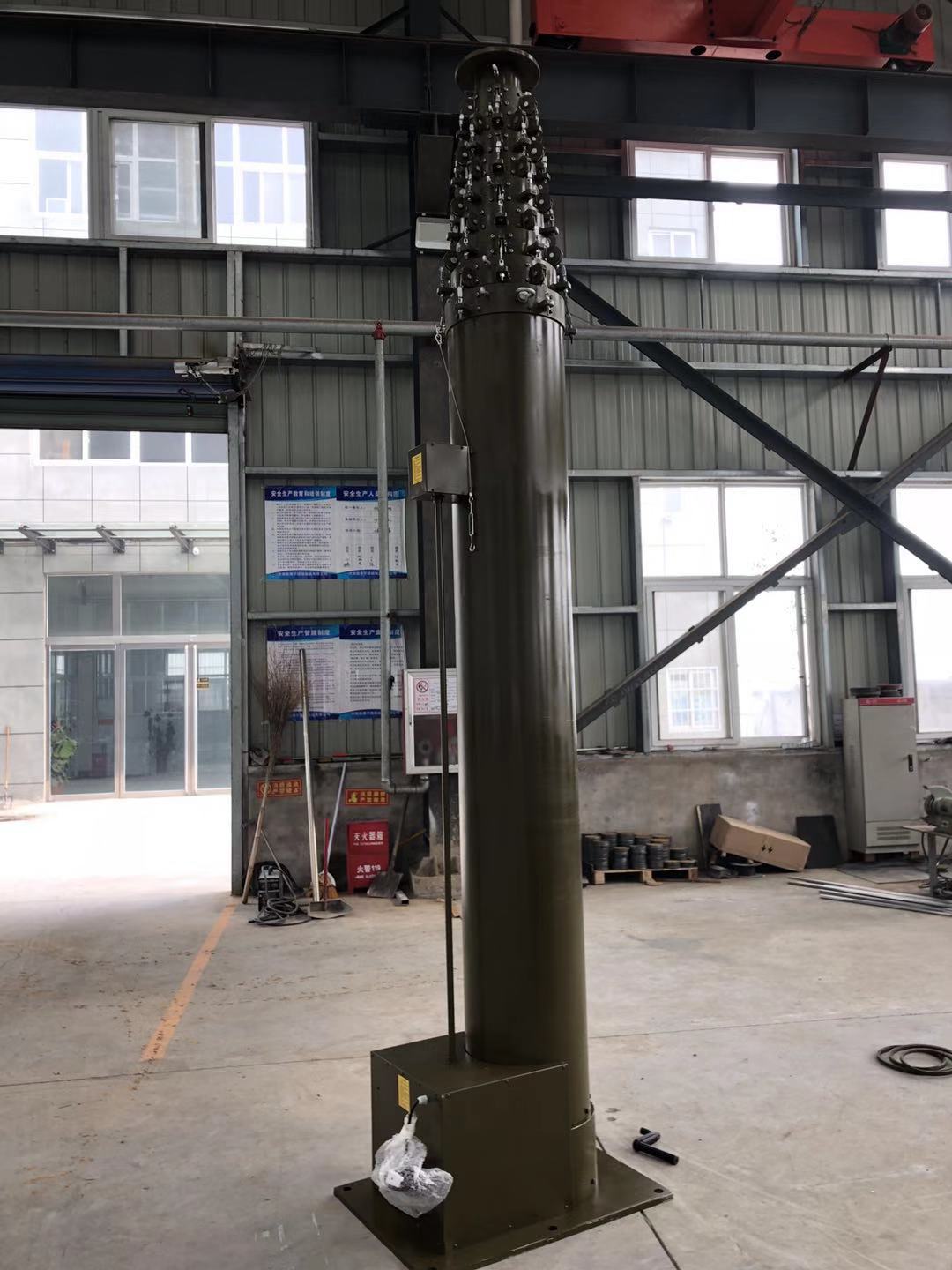 半地下帐篷12米便携机动升降杆避雷针