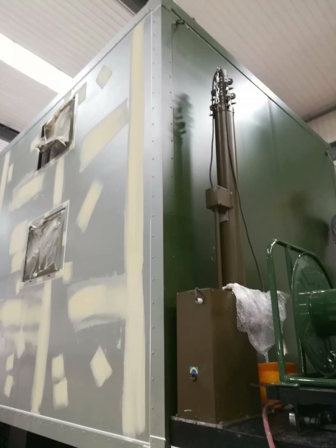 装箱方舱15米手摇升降杆避雷针