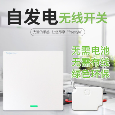 澳格纳自发电无线开关 AS11