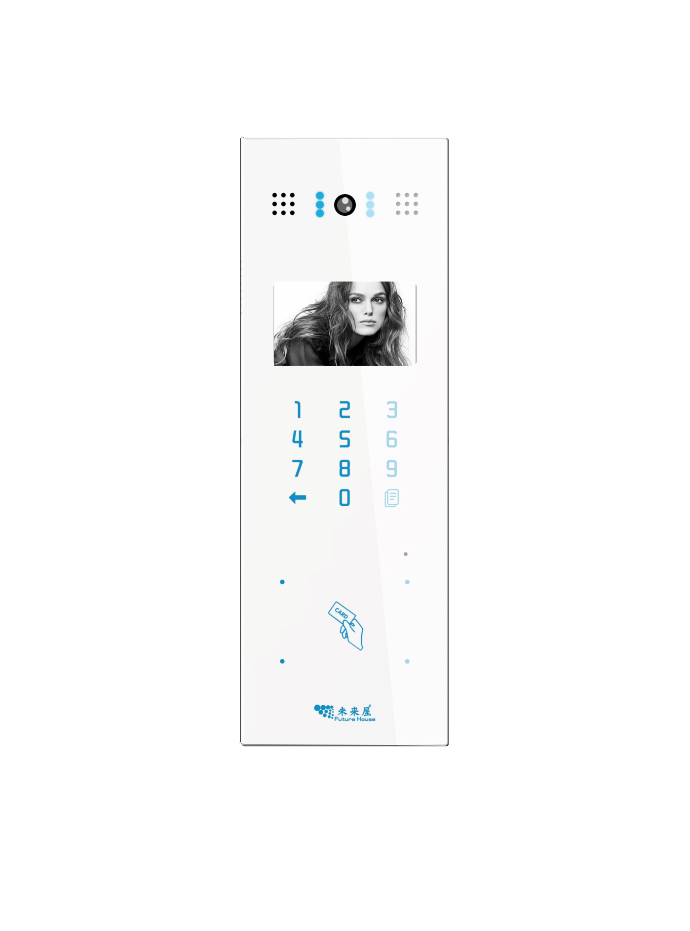 楼宇对讲机设备 可视对讲新款人脸识别可视对讲主机