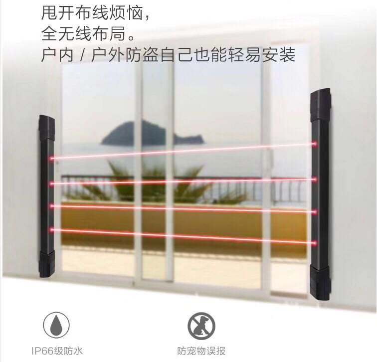 瑞佳安无线红外光栅