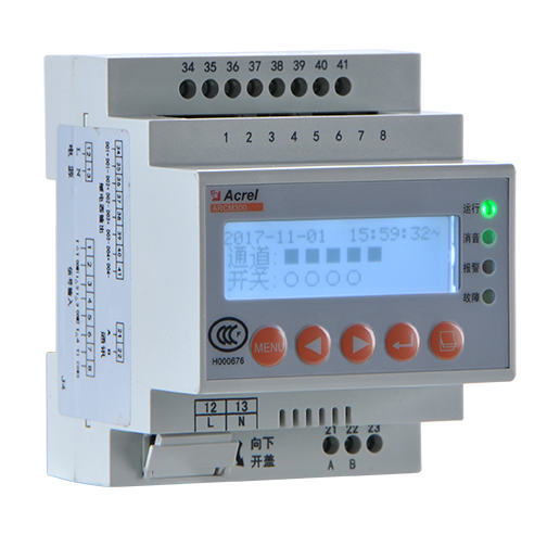 导轨式剩余电流火灾监控探测器ARCM300-J1,宿舍楼用电气火灾装置