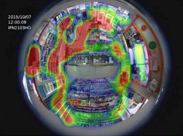  客流统计热力图热区分析仪360度全景