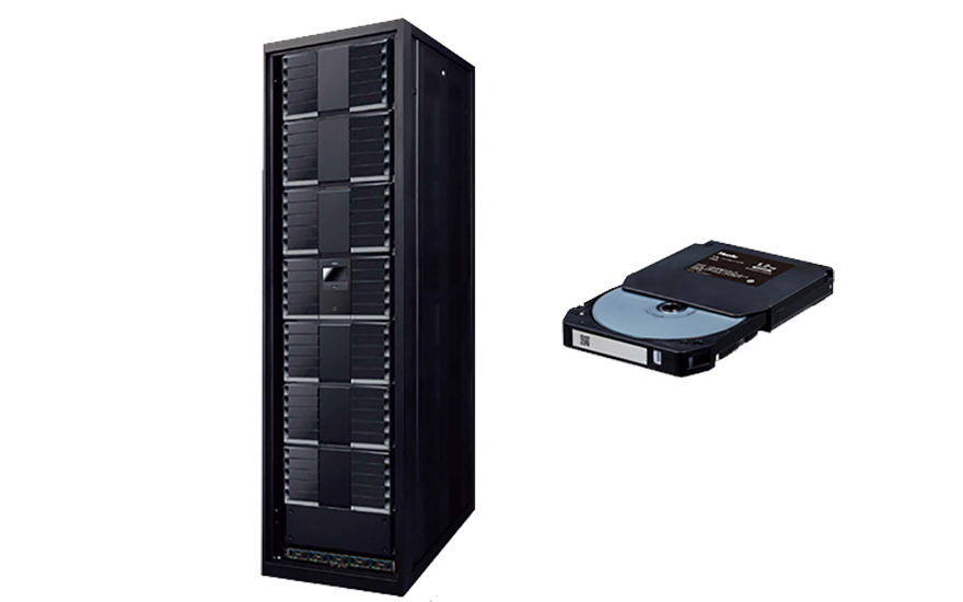 PB级档案蓝光光盘库华录工业级蓝光光盘库DA-BH7010