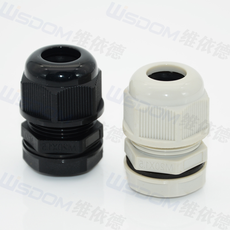 尼龙PA66塑料电缆防水固定接头 格兰头M12