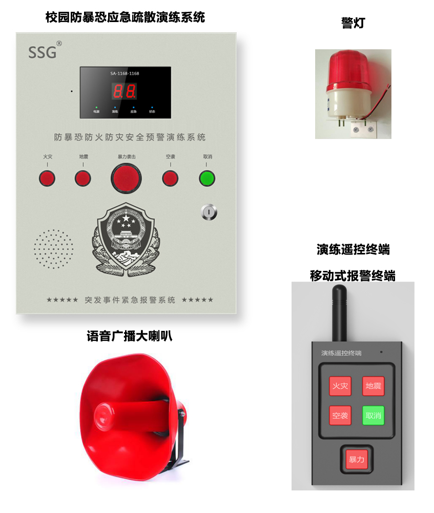 校园一键式紧急报警器，一键式紧急报警装置