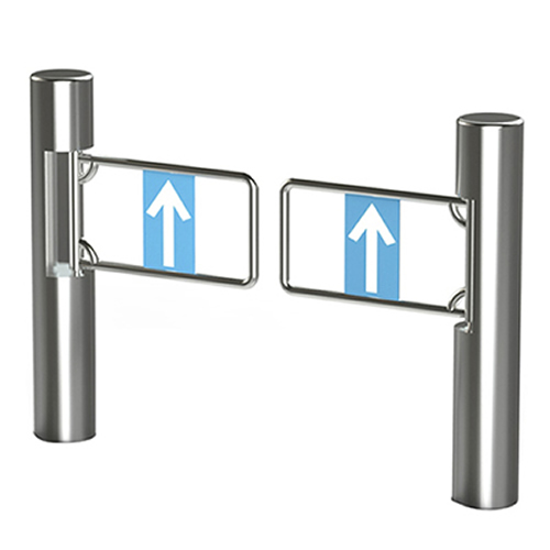 商场柱体摆闸圆柱简易摆闸超市入口摆闸