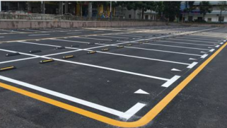 海南专业道路划线|海口停车位画线|画路面标线|三亚划停车位