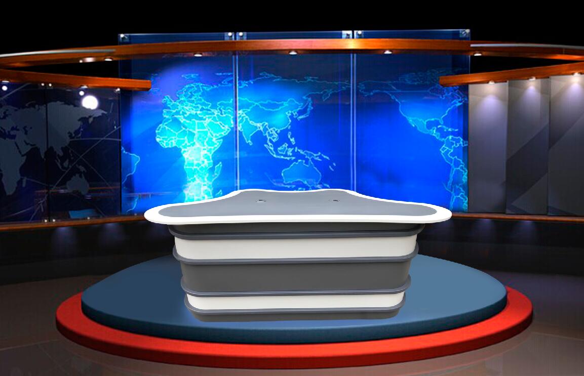 非编台电视台播音桌主持人直播桌