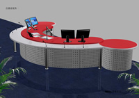 访谈桌 录音桌 播音桌 媒体室的演播桌