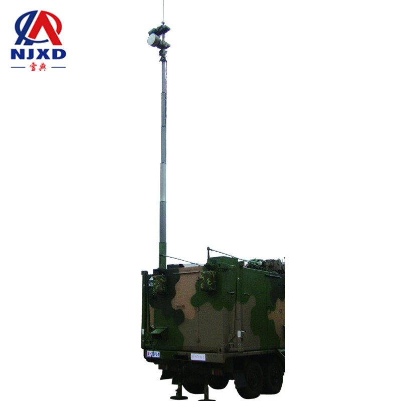 军用电动天线升降支架