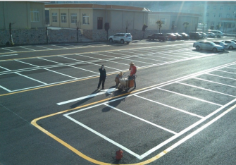 海南|海口|万宁|陵水|画道路线|小区设计车位|标车位线|画线公司