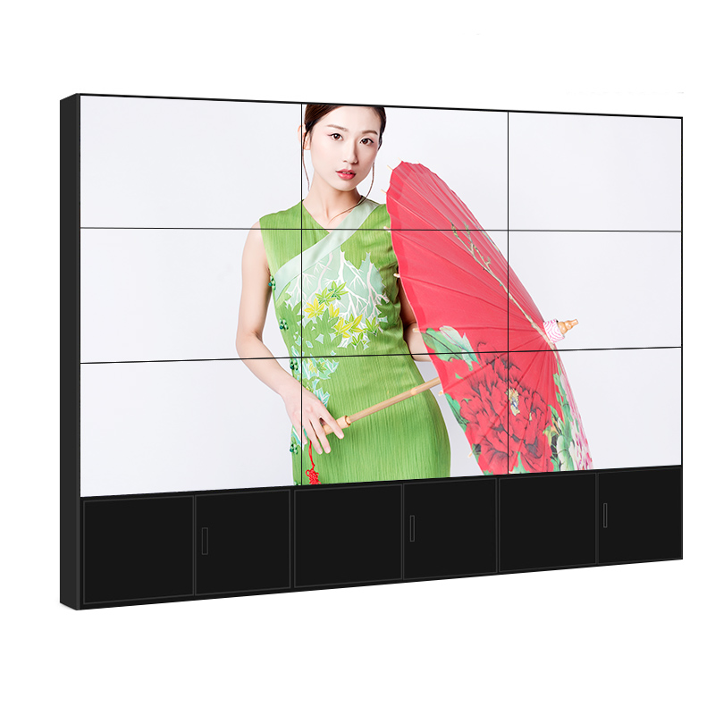 55寸LED超窄边拼接单元 高清高亮拼接屏1.8mm拼缝电视墙