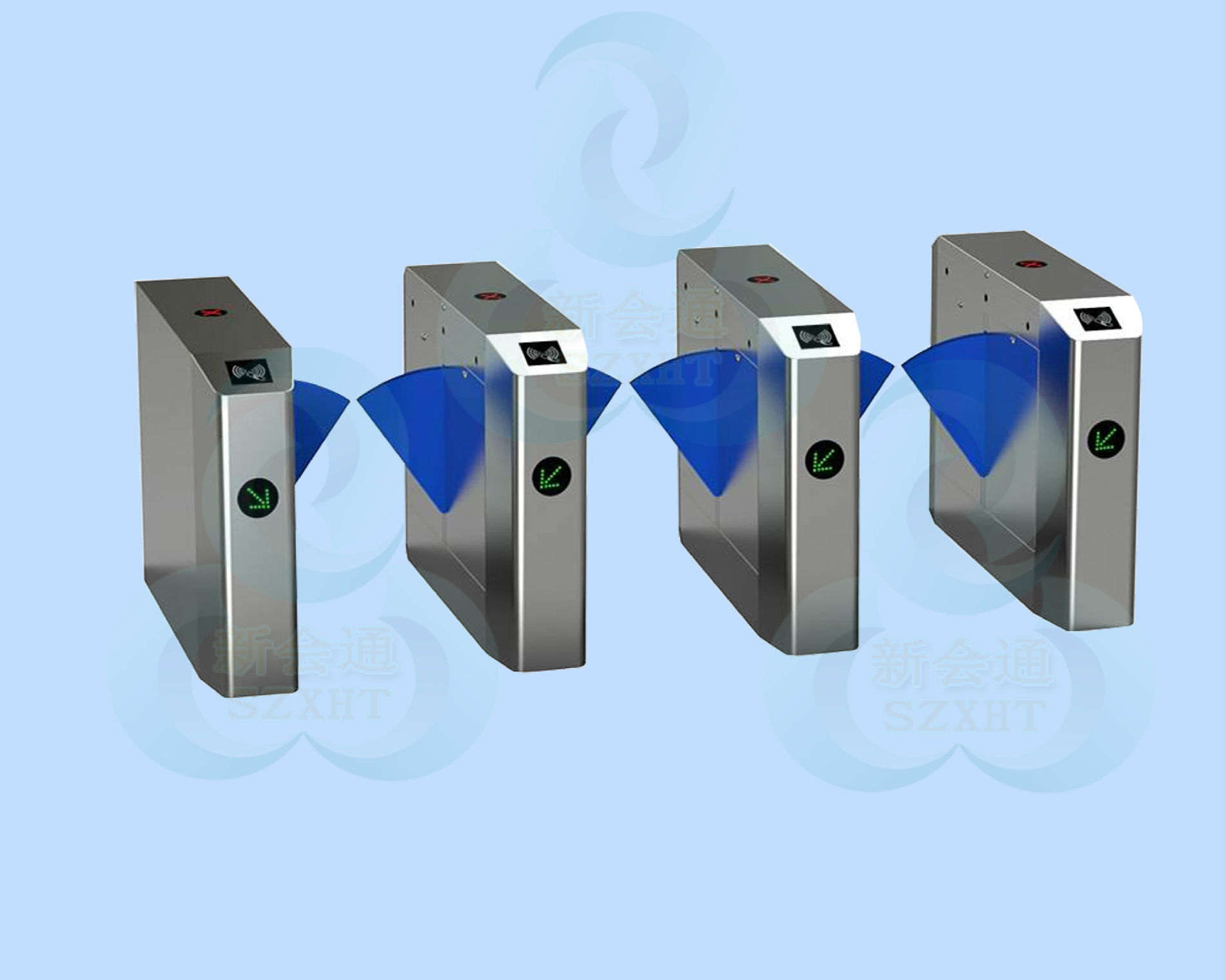 四川宜宾市门禁系统摆闸翼闸三辊闸车牌识别厂家直销