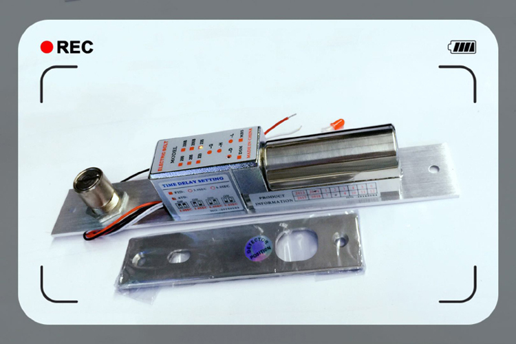 碰珠电插锁235-D/可调延时带信号输出