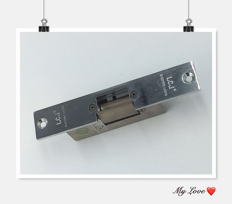 力士坚电锁口OC3203LCJ阴极锁风淋室三门互锁板门禁刷卡锁