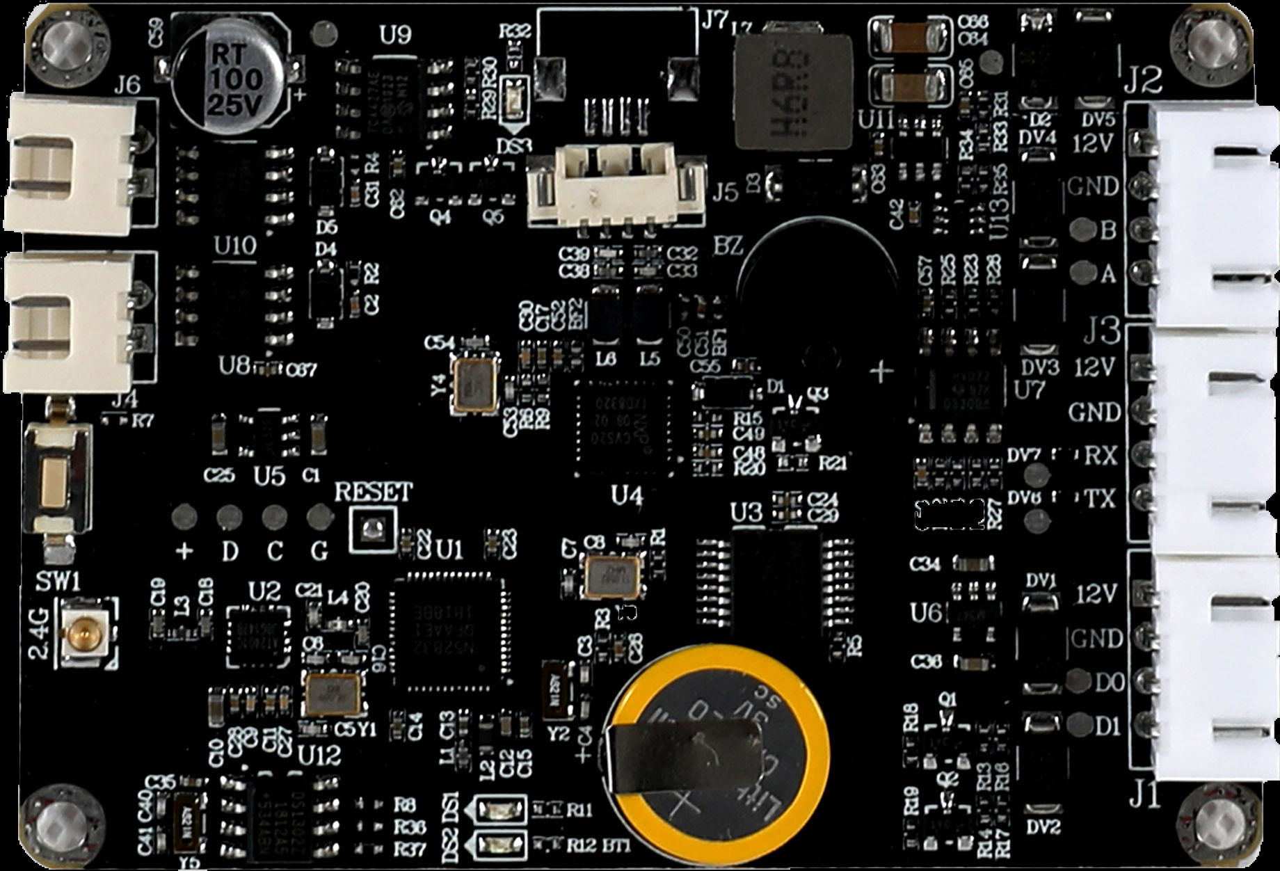 兴域2.4G有源RFID远距离读卡模块