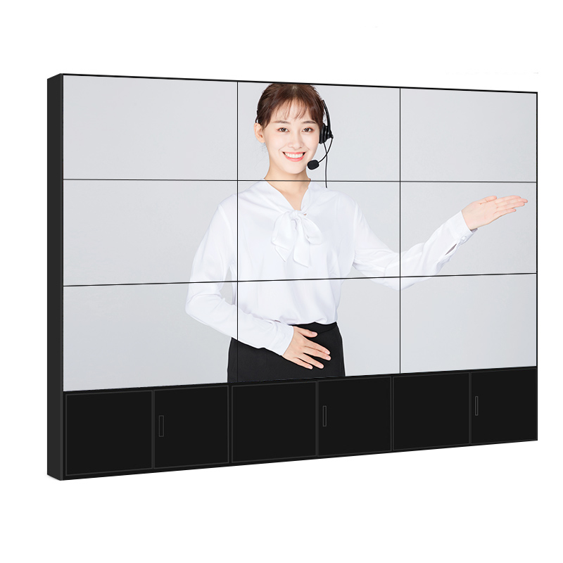 三星55寸3.5mm液晶屏幕超窄边KTV酒吧会议展厅电视拼接墙