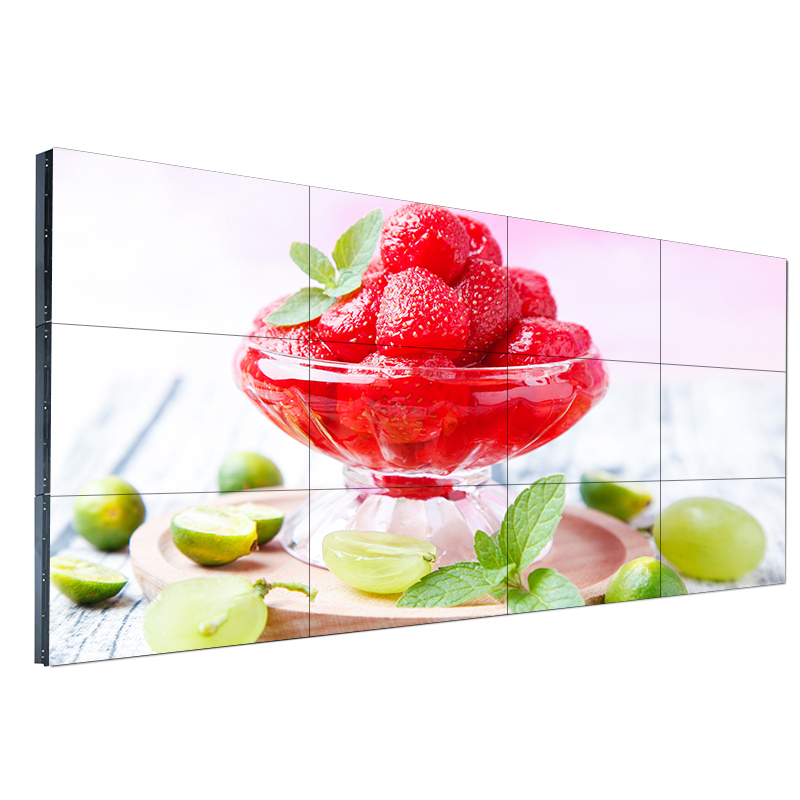 49寸曲面拼接屏8mm超窄弧面电视墙曲面大屏高清监控4K显示拼接屏