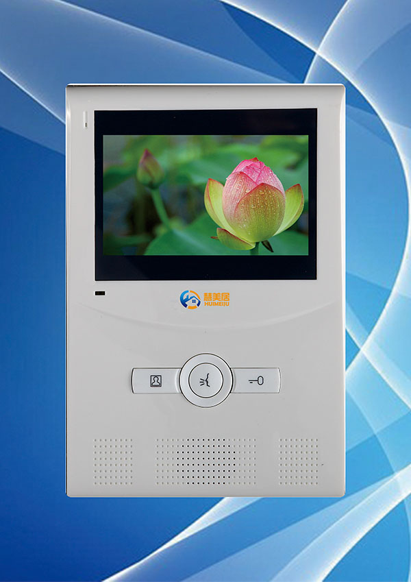 网线数码彩色可视门铃4.3寸分机