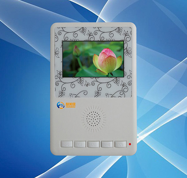  网线数码彩色可视楼宇对讲系统4.3寸分机 