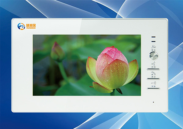 网线彩色可视对讲7寸分机