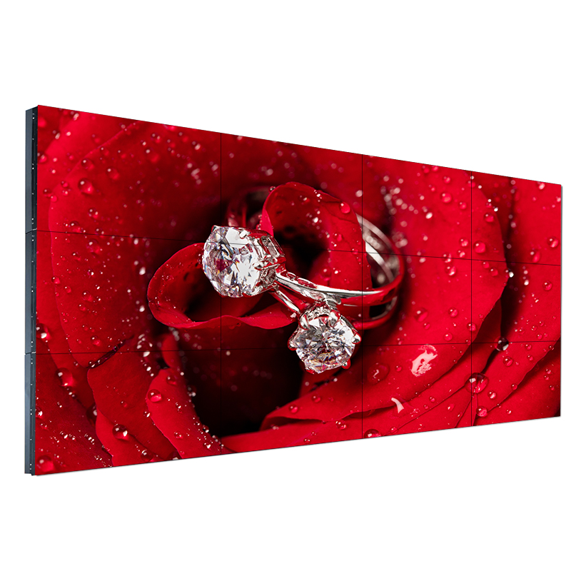 华邦瀛监控电视墙 液晶拼接屏机柜46/49/55寸落地式监视器幕墙支架定制