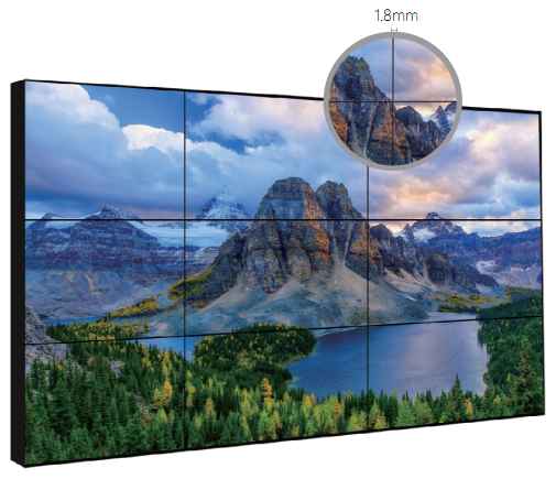 55寸1.7超窄边LED液晶拼接屏监控设备