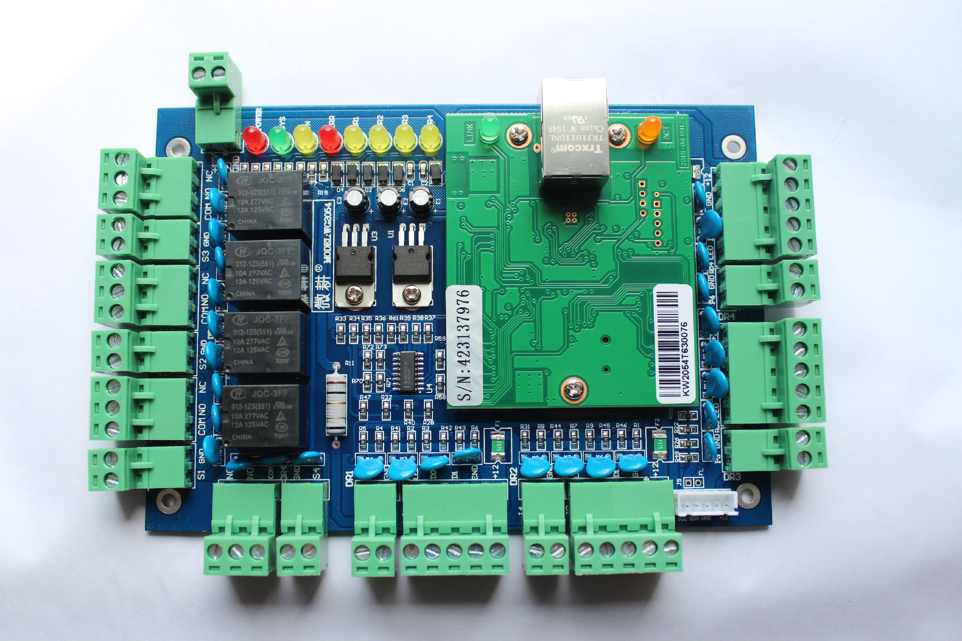 WG2054四门单向网络型门禁控制器