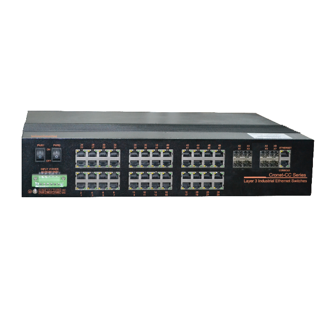 Cronet CC-3452-TX8 48GE＋8G/8T 三层千兆/万兆工业以太网交换机