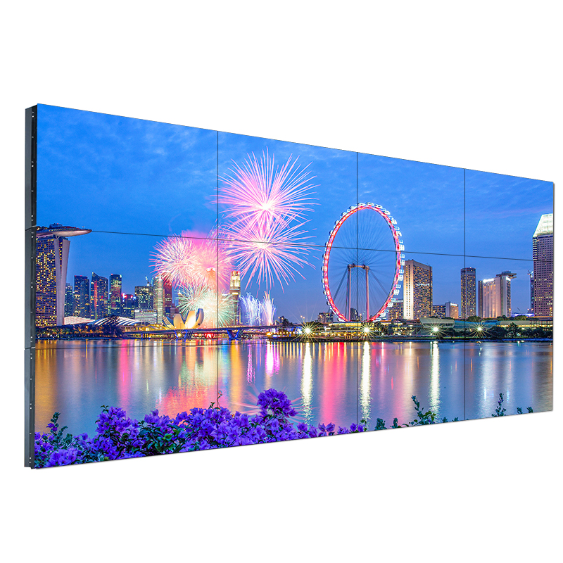 LG 49/55寸液晶拼接屏3.5mm1.8mm拼缝窄电视墙视频监控系统