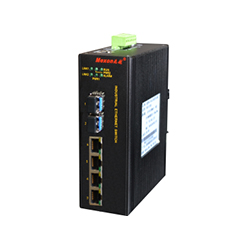 MIE-2606P 4GE+2GSFP卡轨式全千兆网管型工业以太网交换机