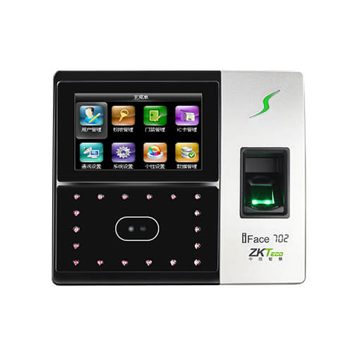 中控IFACE702   面部考勤机