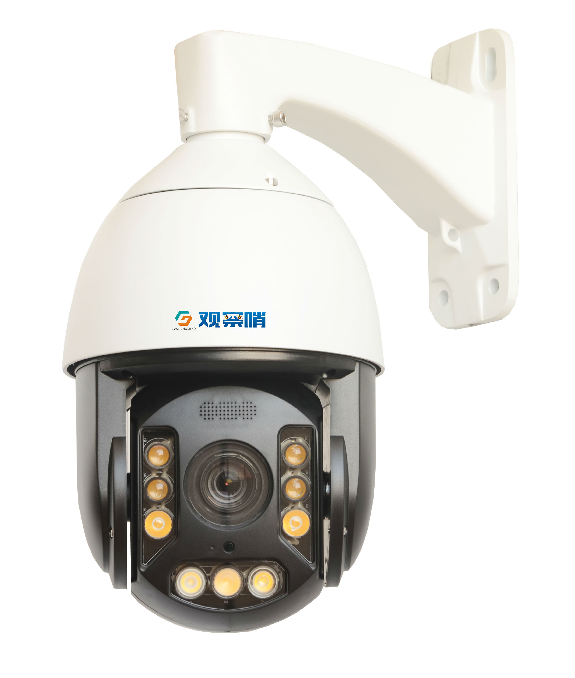 供应观察哨500万像素黑光全彩球机 超高清、低存储