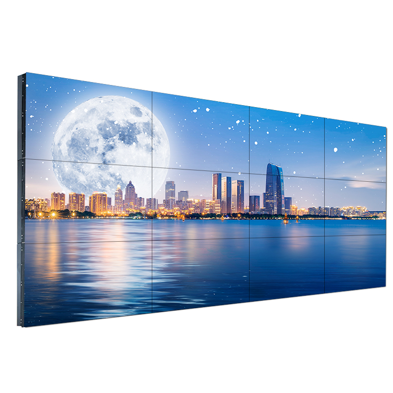 65寸拼接屏4K无缝家庭监控液晶电视墙8mm多屏网咖KTV高清显示器