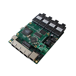 MIE-5404 4光4电嵌入式网管型工业以太网交换机