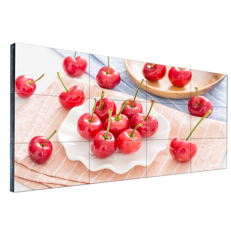 华邦瀛49 55寸 3.5mm液晶拼接屏监控窄边电视墙LED全彩屏酒吧KTV大屏幕