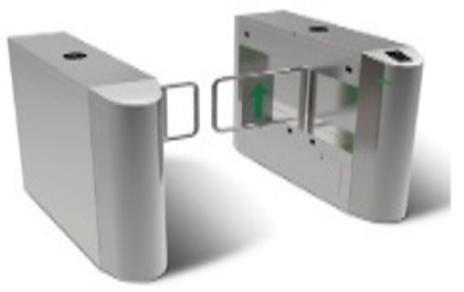 联警科技斜面圆弧摆闸