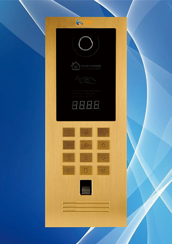 供应慧美居品牌网线彩色可视楼宇对讲主机