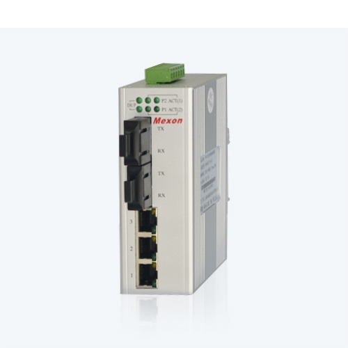 MIE-1205 3FE+2F卡轨式百兆非网管工业以太网交换机