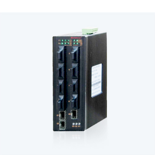 MIE-1488 8FE+3GSFP卡轨式千兆非网管工业以太网交换机