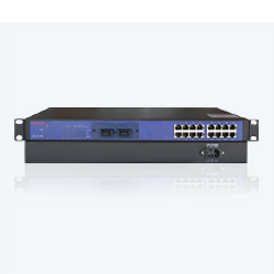 ME-1616RE 16FE+2F机架式百兆非网管工业以太网交换机