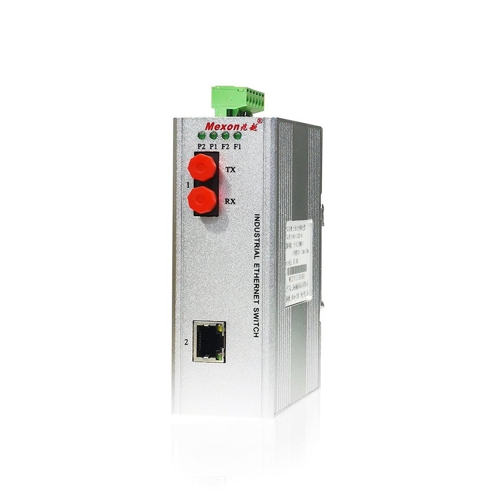 MIE-1102 1光1电百兆工业以太网光纤收发器